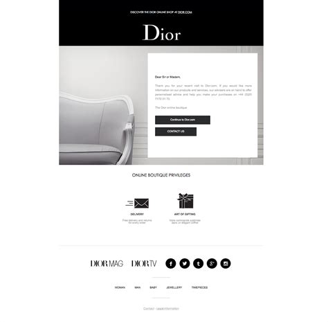 dior online ordering issues.